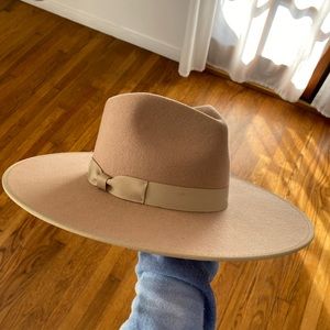 Lack of Color brown/tan rancher wool hat size small (55cm)